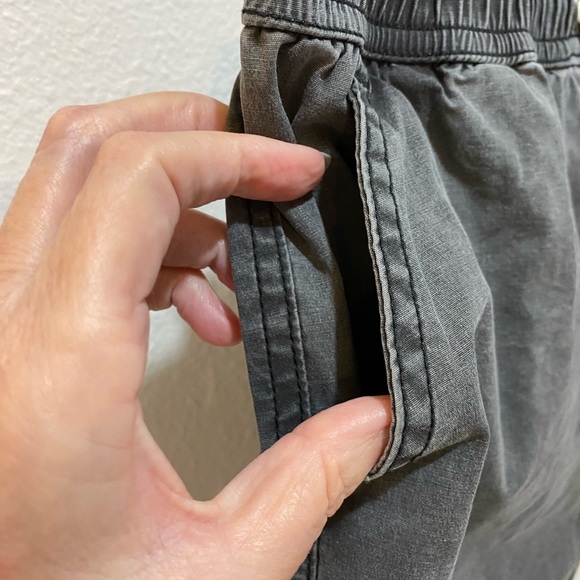 Quiksilver Boys Black Acid Wash Taxer Pull On Walk Shorts - Medium/12 - Picture 6 of 13